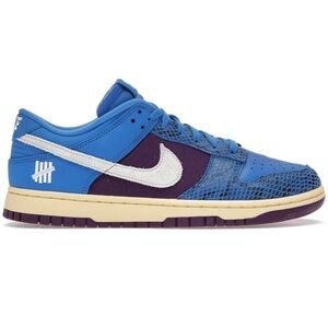 Nike Dunk Low SP x Undefeated "5 On It" sneakers blue and purple